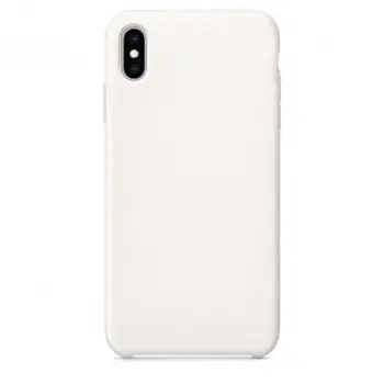 Hard Silicone Case for iPhone XS Max White