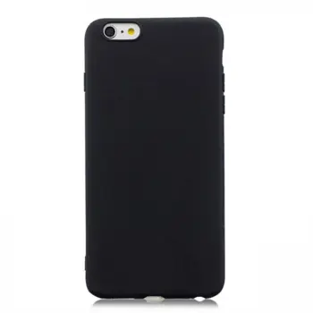 TPU Soft Back Cover for iPhone 6 Plus/6S Plus Matte Black