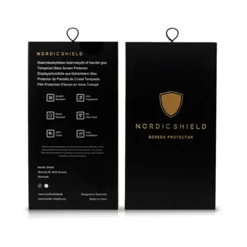 Nordic Shield Apple iPhone 6+/6S+/7+/8+ 3D Curved Screen Protector White (Blister)