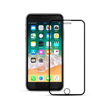 Nordic Shield Apple iPhone 6+ / 6S+ / 7+ / 8+ 3D Curved Skærmbeskyttelse Sort (Blister)