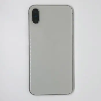 iPhone XS bagcover uden logo - sølv