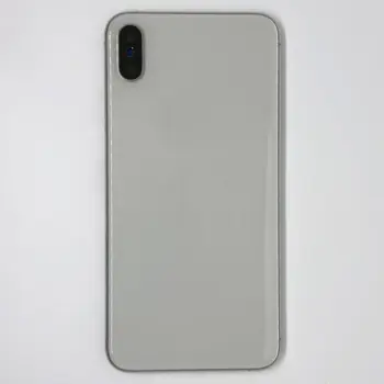 Back Cover for Apple iPhone XS Max Silver