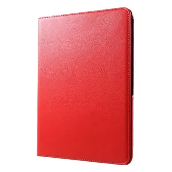 iPad Pro 11-inch (2018) Litchi Grain Cover with 360 Degree Rotary Stand - Rød