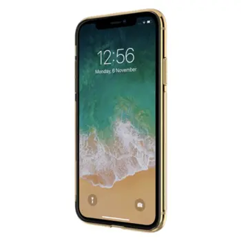 Clear TPU Protective Case for iPhone XR Gold