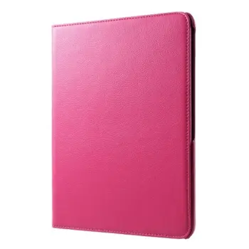 iPad Pro 11-inch (2018) Litchi Grain Leather Cover with 360 Degree Rotary Stand - Rose