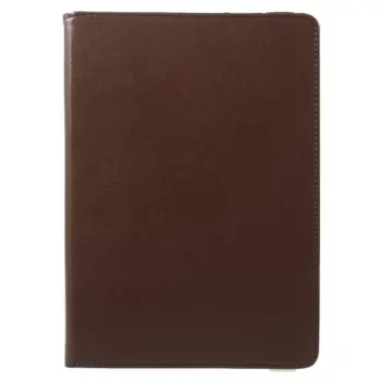 iPad Pro 10.5-inch (2017) Litchi Grain Leather Cover with 360 Degree Rotary Stand - Brown
