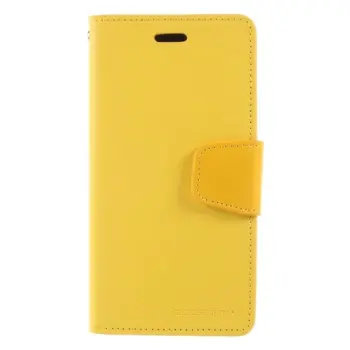 MERCURY GOOSPERY Sonata Diary Case for iPhone X / XS Yellow