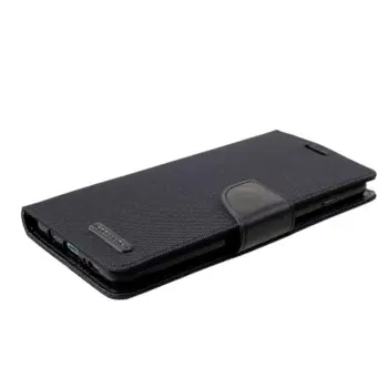 MERCURY GOOSPERY Canvas Diary Case for Samsung S10 - Black
