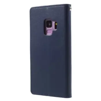 MERCURY GOOSPERY Sonata Diary Case for Samsung S9 Dark Blue