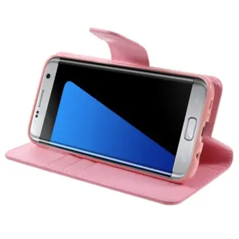 MERCURY GOOSPERY Sonata Diary Case for Samsung Galaxy S7 Edge Pink