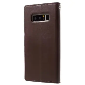 MERCURY GOOSPERY Sonata Diary Case for Samsung Galaxy Note 8 Coffee