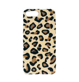 Leopard Hair Hard Cover til iPhone 7 Plus/8 Plus Lys