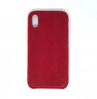 Horse Hair Hard Case for iPhone XS MAX Red