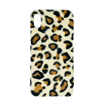 Leopard Hair Hard Case for iPhone XS MAX Light