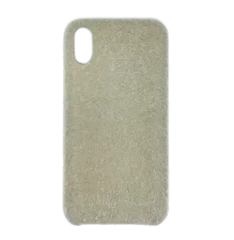 Horse Hair Hard Case for iPhone XR White