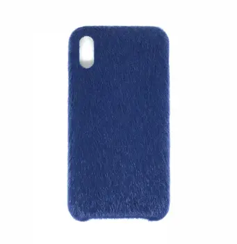 Horse Hair Hard Case for iPhone X Blue