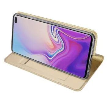 DUX DUCIS Skin Pro Flip Case for Samsung S10+ Gold