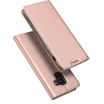DUX DUCIS Skin Pro Flip Case for Samsung A8 (2018)  Rose Gold