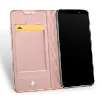 DUX DUCIS Skin Pro Flip Case for Samsung A8 (2018)  Rose Gold