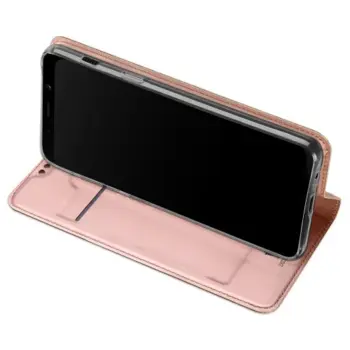 DUX DUCIS Skin Pro Flip Cover til Samsung A8 (2018) Rose Gold