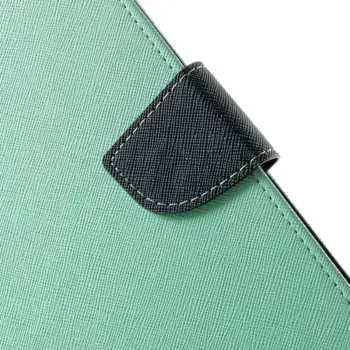 MERCURY GOOSPERY Wallet Leather Case for iPad Pro 12.9 (2. gen.) Cyan/Blå