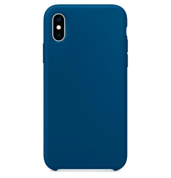 Hard Silicone Cover til iPhone XR Blå