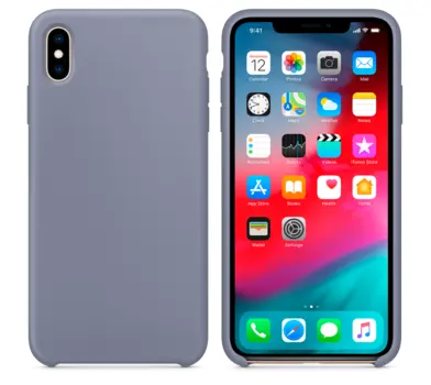 Hard Silicone Case for iPhone XS MAX Grey