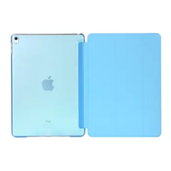 Tri-fold Leather Flip Case for iPad Pro 10.5 Blue
