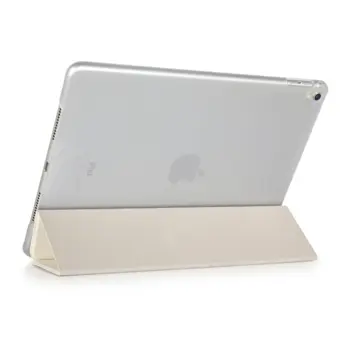 Tri-fold Leather Flip Case for iPad Air 2/Pro 9.7 White