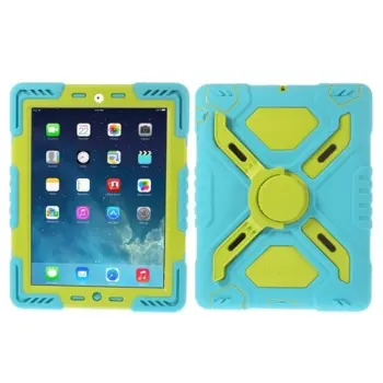 PEPKOO Spider Series for iPad 2/3/4 Green/Blue