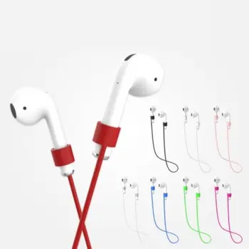 Silicone Rope Strap for Apple AirPods Red