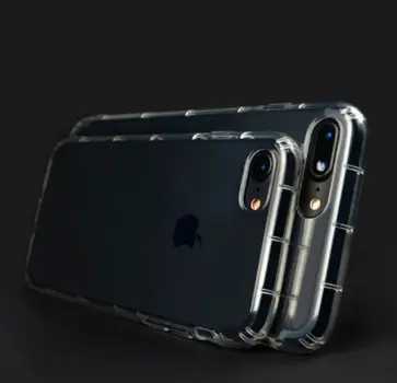 Shock Absorption TPU Cover for iPhone XR - Transparent