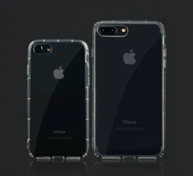 Shock Absorption TPU Cover for iPhone 7/8 Plus - Transparent