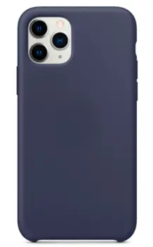 Hard Silicone Case til iPhone 11 Pro Mørkeblå