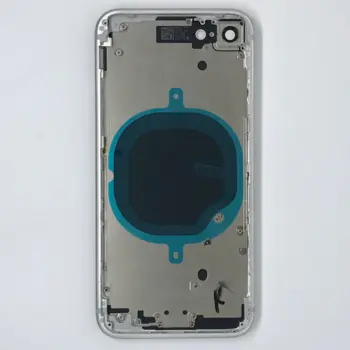 iPhone 8 bagcover uden logo - sølv