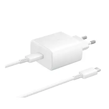Samsung Adapter with Data Cable (45W) White