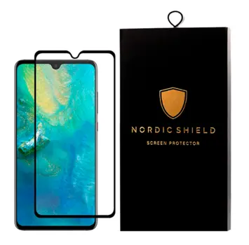 Nordic Shield Huawei Mate 20 3D Curved Screen Protector Black (Blister)