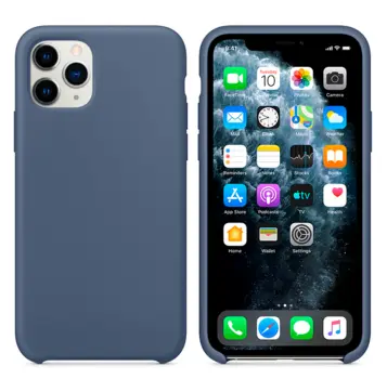 Hard Silicone Case til iPhone 11 Pro Max Alaska blå