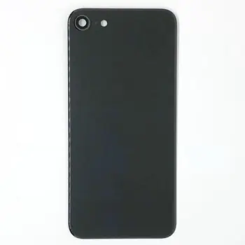 iPhone 8 / SE (2020) bagglas uden logo - sort