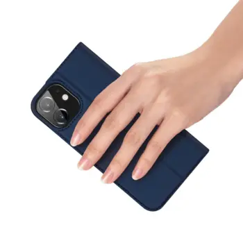 DUX DUCIS Skin Pro Flip Cover til iPhone 12 Mini Mørkeblå