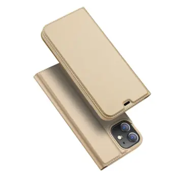 DUX DUCIS Skin Pro Flip Case for iPhone 12 Mini Gold
