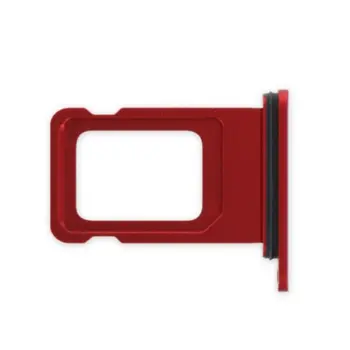Single SIM Card Tray for Apple iPhone 11 Red