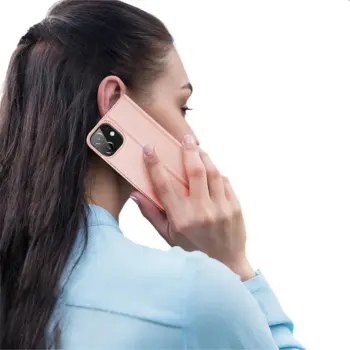 DUX DUCIS Skin Pro Flip Case for iPhone 12 Pro Max Rose Gold