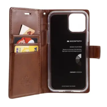 MERCURY GOOSPERY Blue Moon Case for iPhone 12 Pro Max Brown