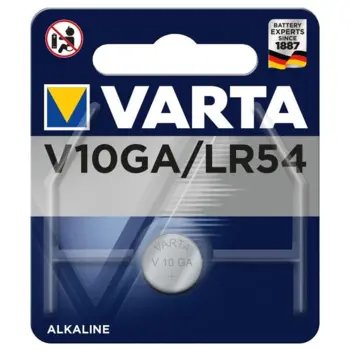 VARTA ALKALINE LR54 (V10GA) 1,5V Knapcelle 11,6X3,05mm Batteri 1 Stk. Blister