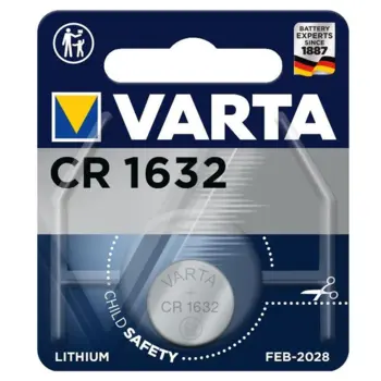 VARTA CR1632 3V LITHIUM Coin 3,2X16mm Battery 1 Pcs. Blister