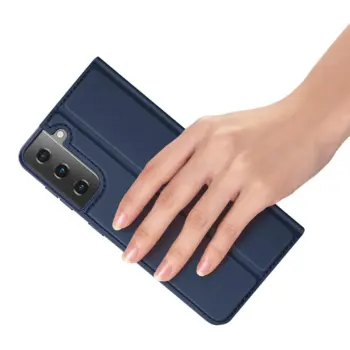 DUX DUCIS Skin Pro Flip Cover til Samsung S21+ Blå