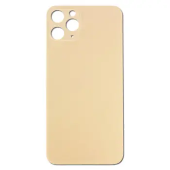 iPhone 11 Pro Max bagglas uden logo - guld
