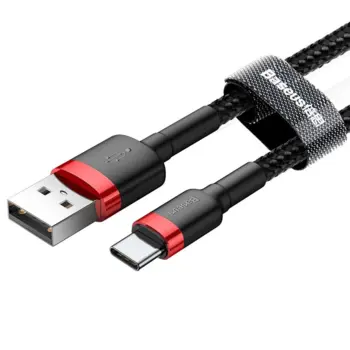 Baseus Cafule Data USB - USB Typ C Cable 2m Black/Red