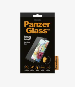 PanzerGlass™ Samsung Galaxy A71 Case Friendly Black